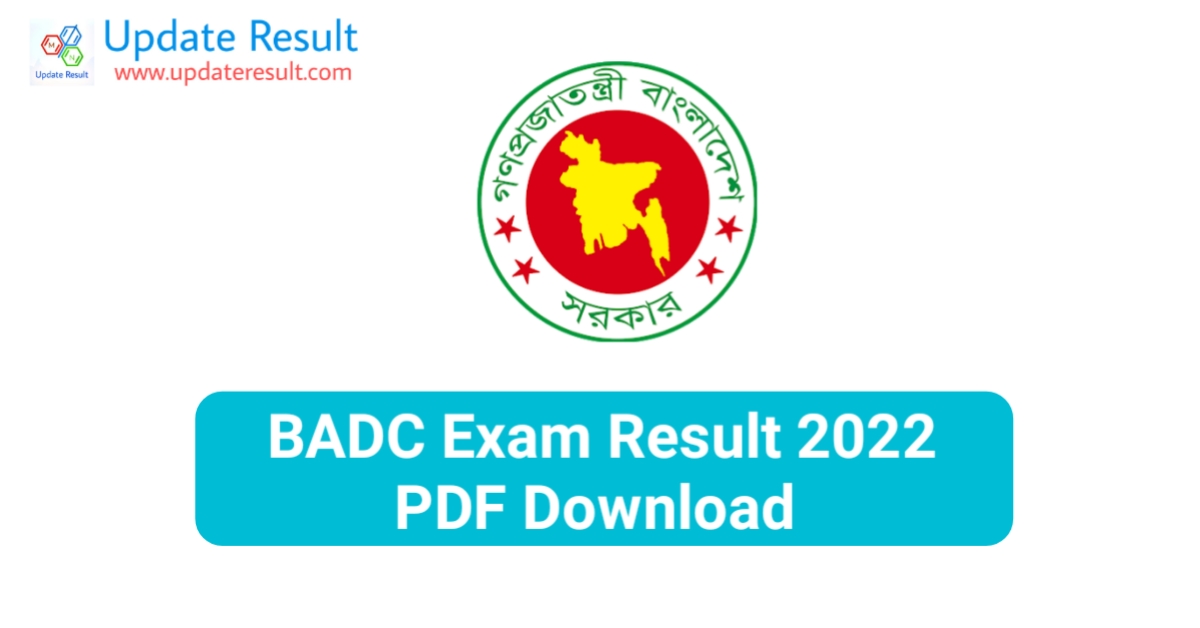 BADC Exam Result 2022 PDF