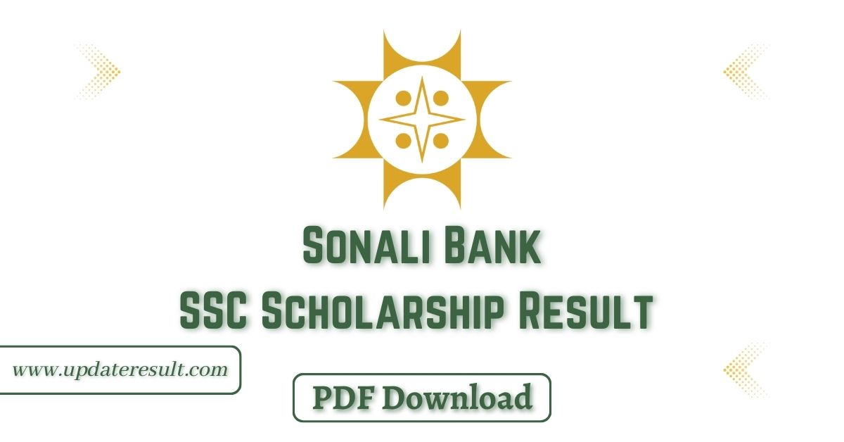 Sonali Bank SSC Scholarship Result