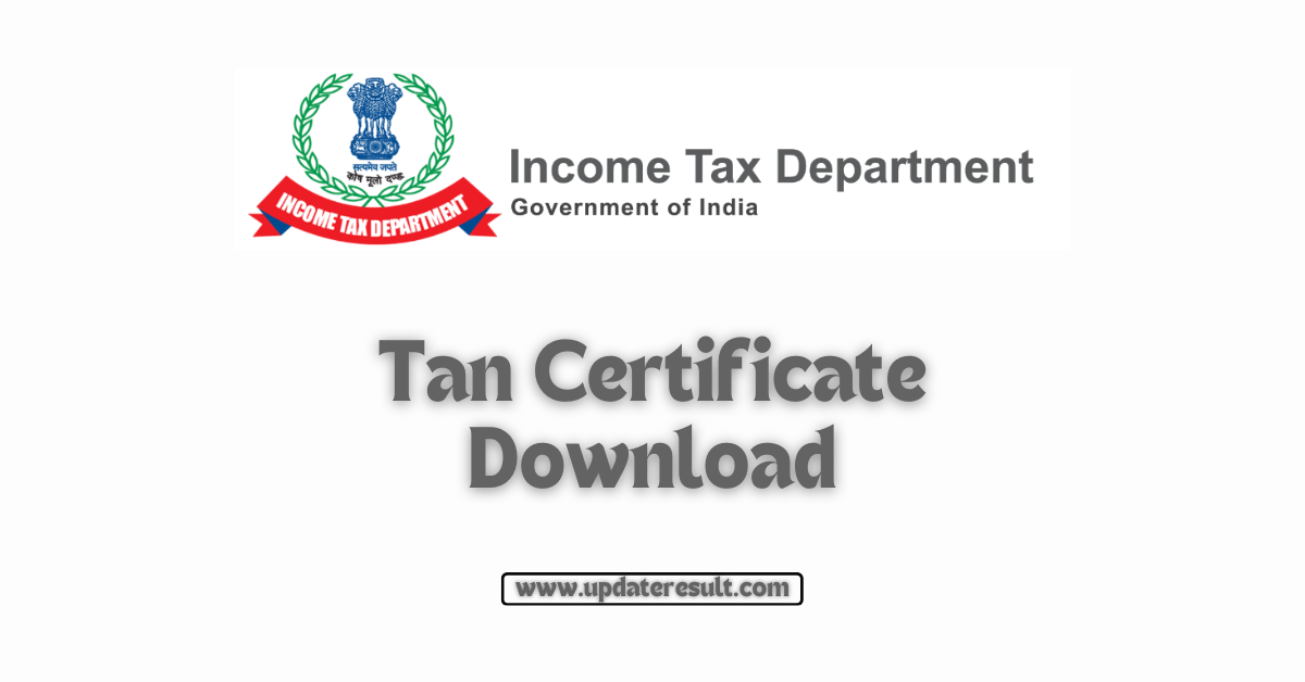 Tan Certificate Download