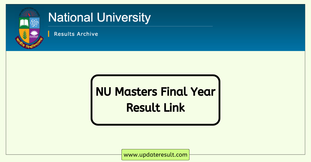 NU Masters Final Year Result 2024 Link