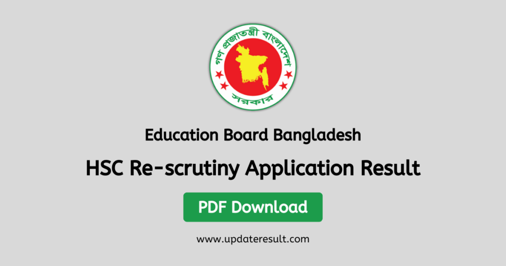 HSC Board Challenge Result 2024