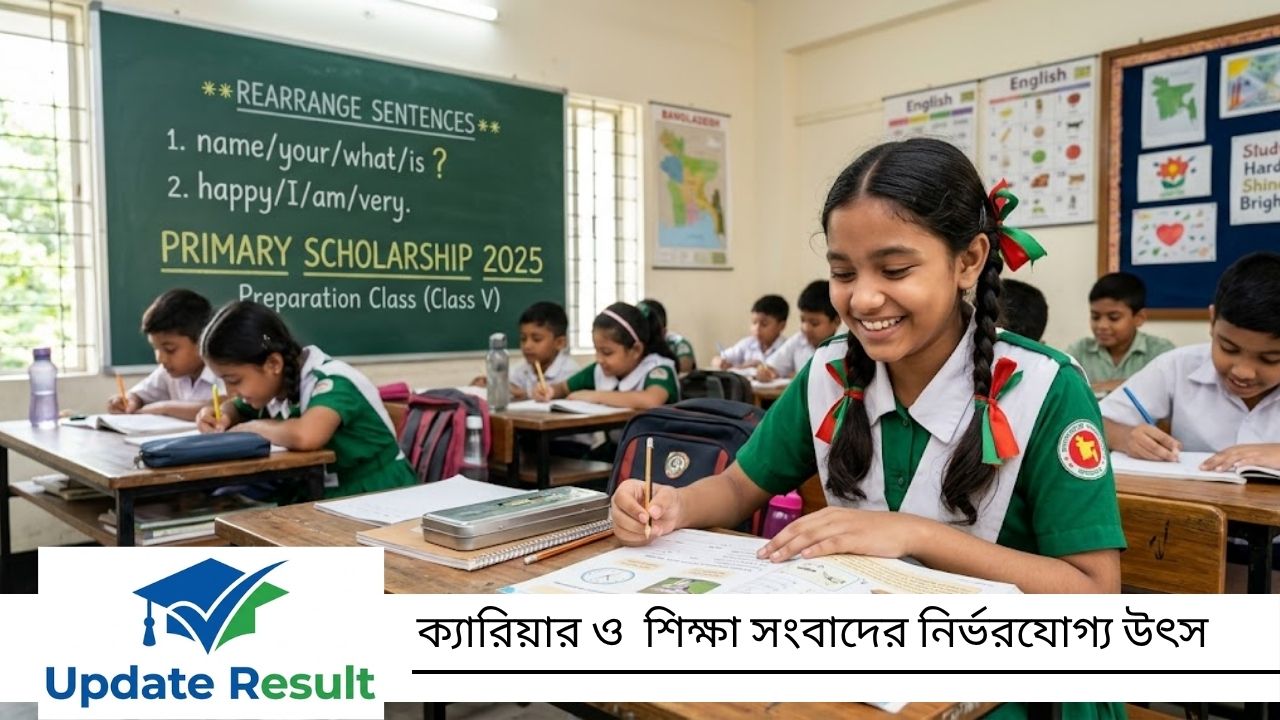 প্রাথমিক বৃত্তি পরীক্ষা ২০২৫: ইংরেজি Rearrange-এর পূর্ণাঙ্গ গাইড ও সাজেশন