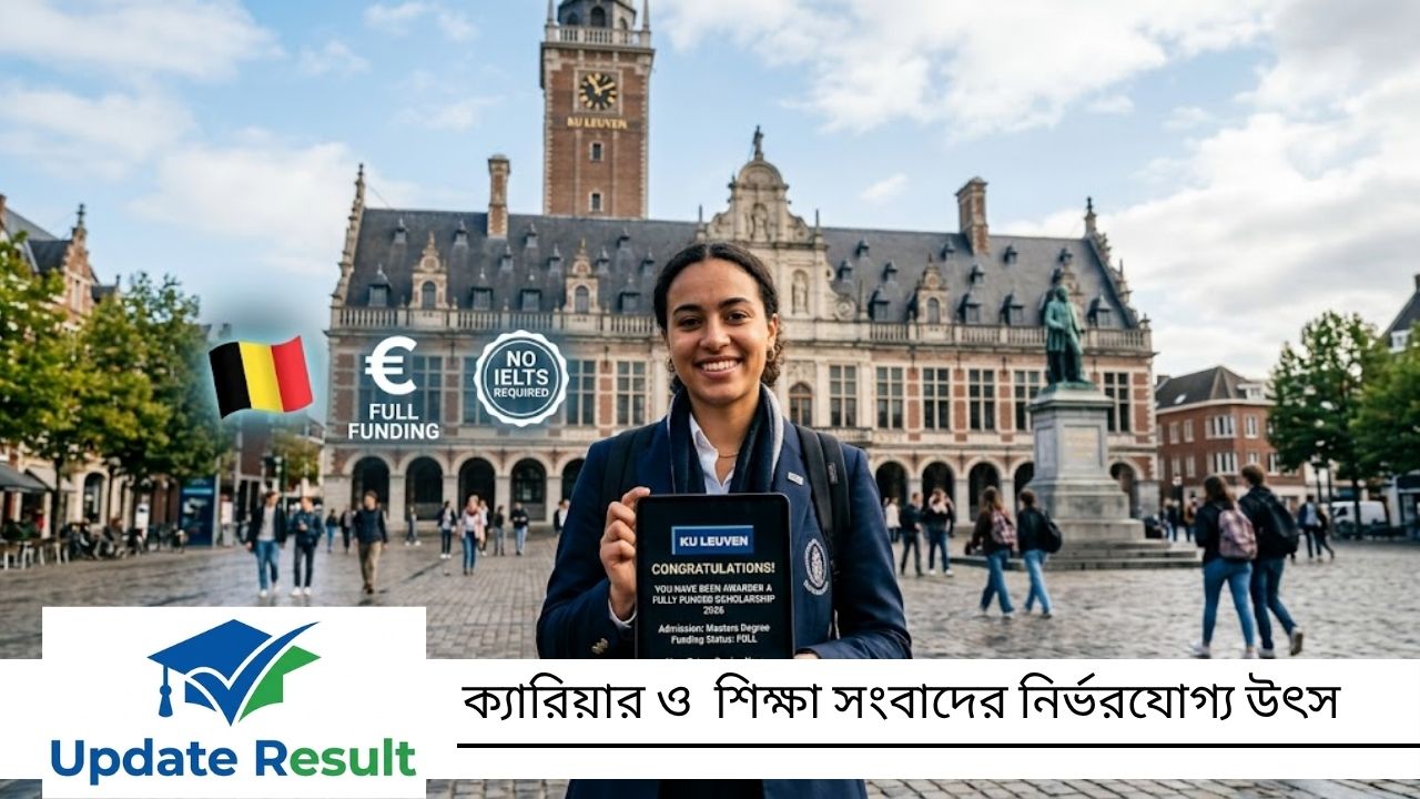 বেলজিয়ামে স্কলারশিপ ২০২৬: আইইএলটিএস ছাড়াই উচ্চশিক্ষা [Europe Guide]