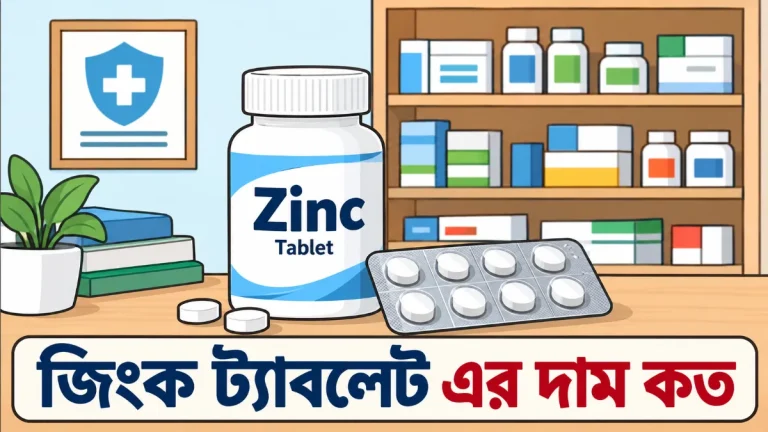 জিংক ট্যাবলেট এর দাম কত